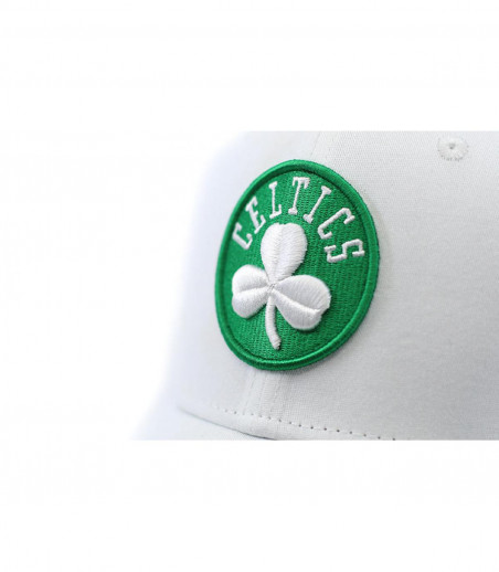 white Celtics cap